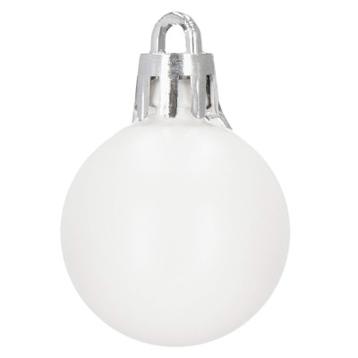 Vianočné banky modro-strieborné mix - 3cm, maxi sada 54ks