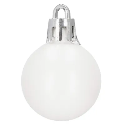 Vianočné banky modro-strieborné mix - 3cm, maxi sada 54ks