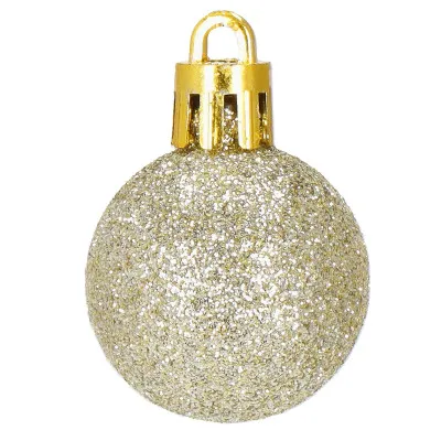 Vianočné banky modro-strieborné mix - 3cm, maxi sada 54ks