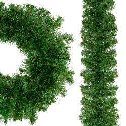 Vianočná reťaz Girlanda z vetvičiek hustá 2,7m zelená