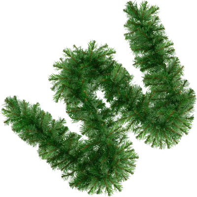 Vianočná reťaz Girlanda z vetvičiek hustá 2,7m zelená