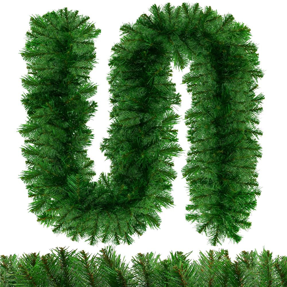 Vianočná reťaz Girlanda z vetvičiek hustá 2,7m zelená