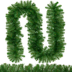 Vianočná reťaz Girlanda z vetvičiek extra hustá 2,7m zelená
