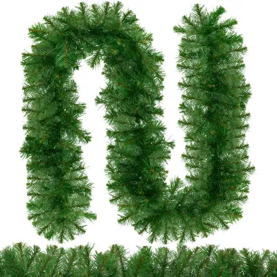 Vianočná reťaz Girlanda z vetvičiek extra hustá 2,7m zelená