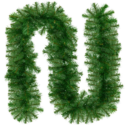 Vianočná reťaz Girlanda z vetvičiek extra hustá 2,7m zelená
