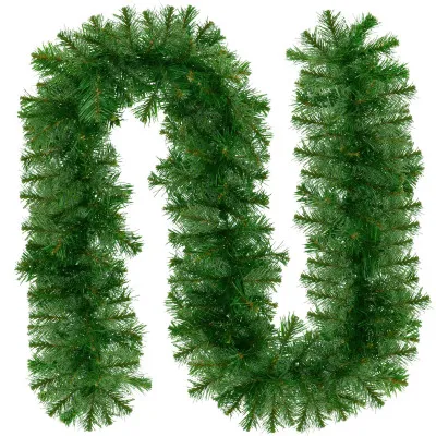 Vianočná reťaz Girlanda z vetvičiek extra hustá 2,7m zelená