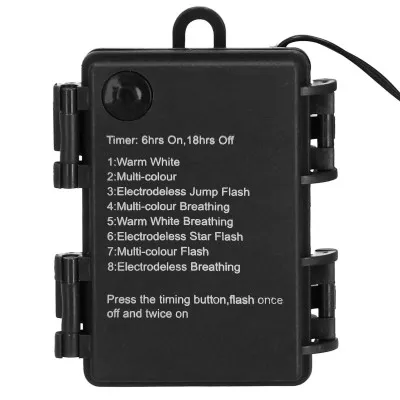 Vianočná reťaz LED Girlanda z vetvičiek hustá 2,7m zelená