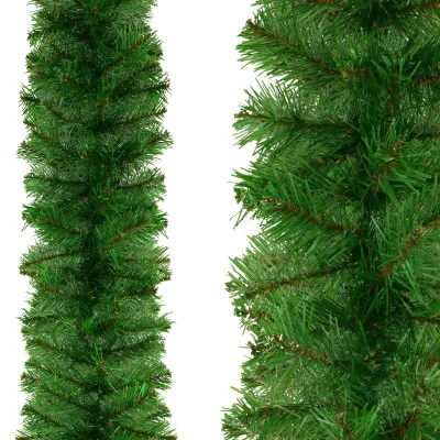 Vianočná reťaz LED Girlanda z vetvičiek hustá 2,7m zelená