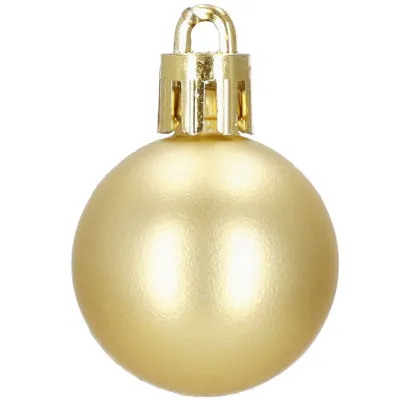 Vianočné banky červeno-zlaté mix - sada 42ks