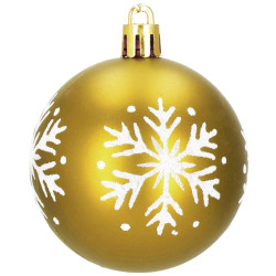 Vianočné banky červeno-zlaté mix - sada 42ks