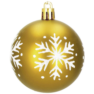 Vianočné banky červeno-zlaté mix - sada 42ks