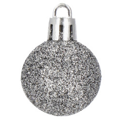 Vianočné banky farebné mix - 3cm, maxi sada 54ks