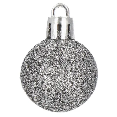 Vianočné banky farebné mix - 3cm, maxi sada 54ks