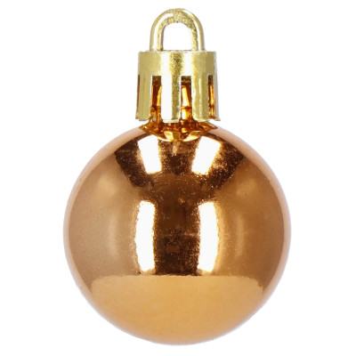 Vianočné banky farebné mix - 3cm, maxi sada 54ks