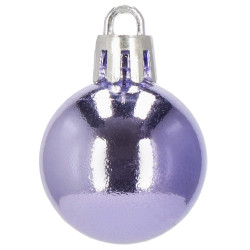 Vianočné banky farebné mix - 3cm, maxi sada 54ks