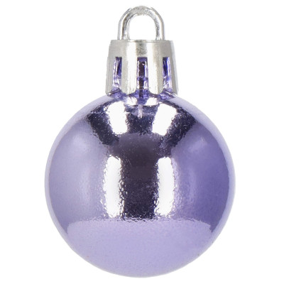 Vianočné banky farebné mix - 3cm, maxi sada 54ks