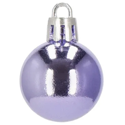 Vianočné banky farebné mix - 3cm, maxi sada 54ks