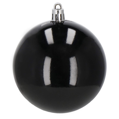 Vianočné banky zlato-čierne mix - 8cm, súprava 30ks