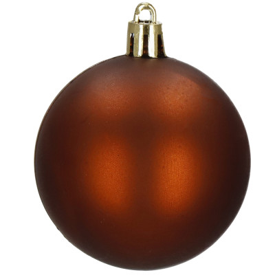 Vianočné banky hnedé mix - 6cm, sada 20ks