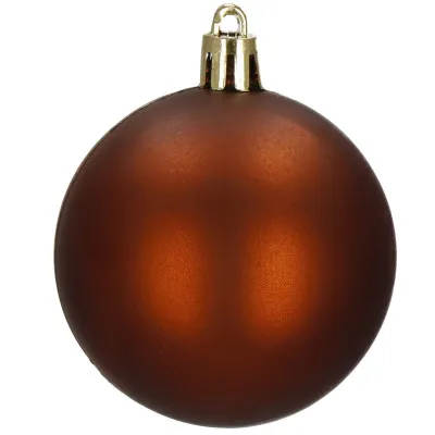 Vianočné banky hnedé mix - 6cm, sada 20ks