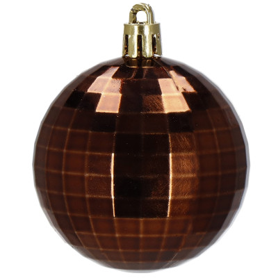 Vianočné banky hnedé mix - 6cm, sada 20ks