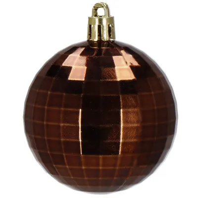 Vianočné banky hnedé mix - 6cm, sada 20ks