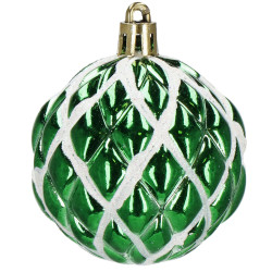 Vianočné banky červeno-zelené mix - sada 42ks