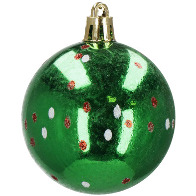 Vianočné banky červeno-zelené mix - sada 42ks