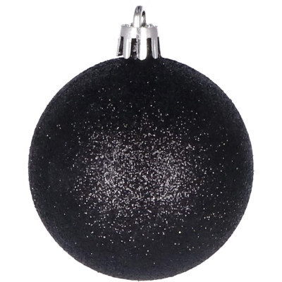 Vianočné ozdoby čierne mix - sada 33ks