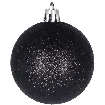 Vianočné ozdoby čierne mix - sada 33ks