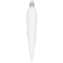 Vianočné ozdoby biele mix - sada 33ks