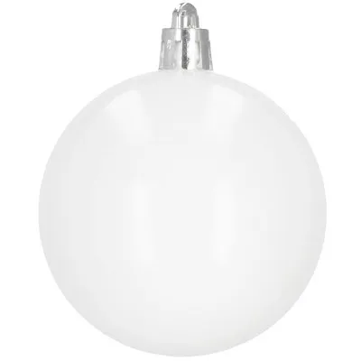 Vianočné ozdoby biele mix - sada 33ks