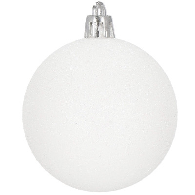 Vianočné ozdoby biele mix - sada 33ks