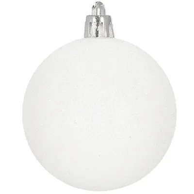 Vianočné ozdoby biele mix - sada 33ks