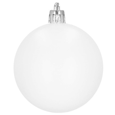 Vianočné ozdoby biele mix - sada 33ks