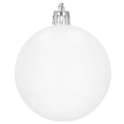 Vianočné ozdoby biele mix - sada 33ks