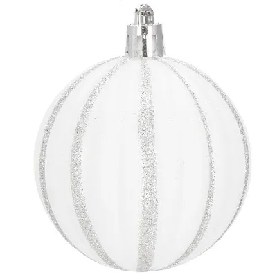 Vianočné ozdoby ružovo-biele mix - sada 38ks