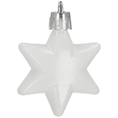 Vianočné ozdoby ružovo-biele mix - sada 38ks