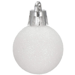 Vianočné ozdoby ružovo-biele mix - sada 38ks