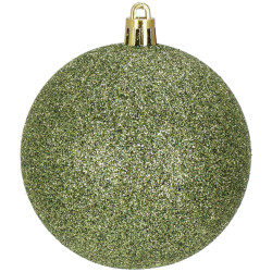 Vianočné banky zelené mix - sada 33ks