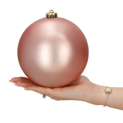 Vianočné banky XXL ružové mix - 15cm, sada 2ks