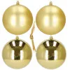 Vianočné banky XL zlaté mix - 12cm, sada 4ks