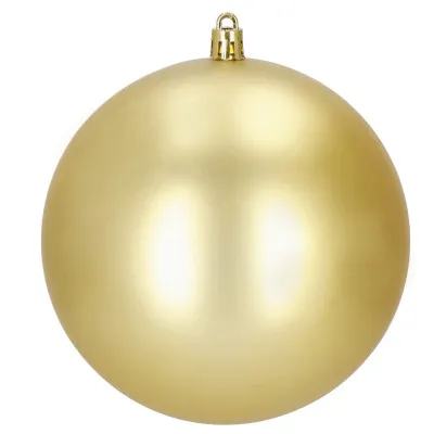 Vianočné banky zlaté gule mix - 10cm, sada 6ks