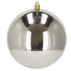 Vianočné banky zlato-strieborné mix - 10cm, sada 6ks