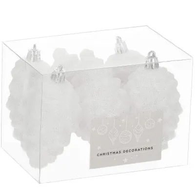 Šišky 9,5cm sada 6ks, vianočné ozdoby