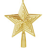 Hviezda na stromček 18,5 cm zlatá, vianočná ozdoba