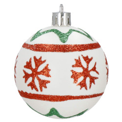 Maxi 74 dielna sada vianočných ozdôb farebná