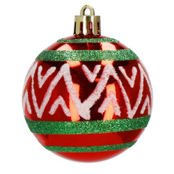 Maxi 74 dielna sada vianočných ozdôb farebná