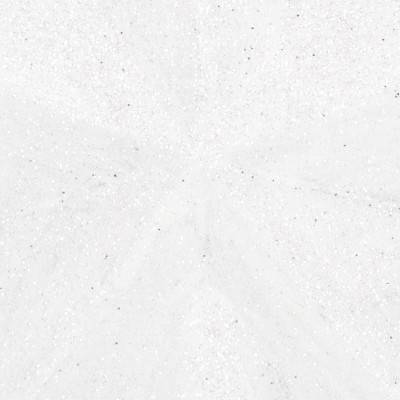 Hviezda na stromček 15cm trblietavá biela, vianočná ozdoba