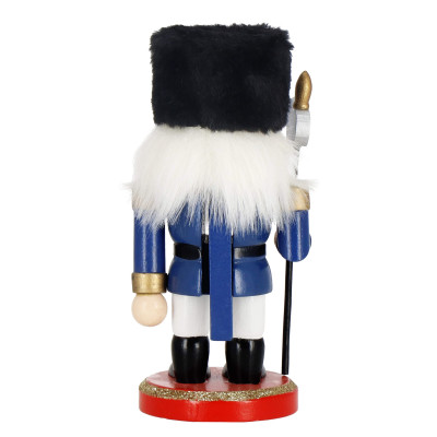 Luskáčik - Vojak s halapartňou 16cm modrý, vianočné dekorácie